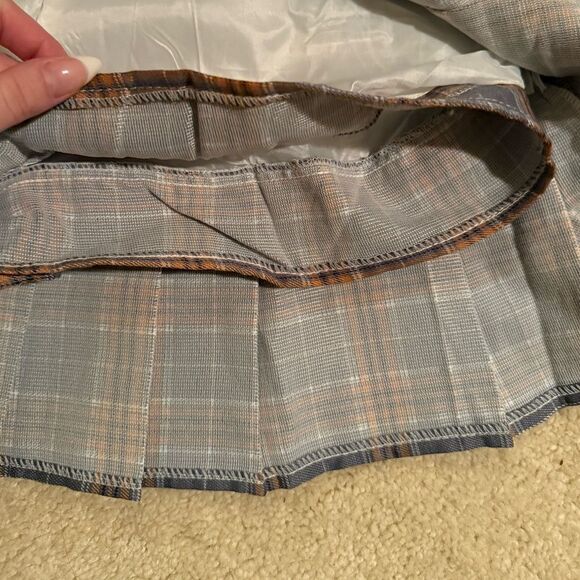 NWOT Plaid High Waisted Skort - Picture 6 of 10
